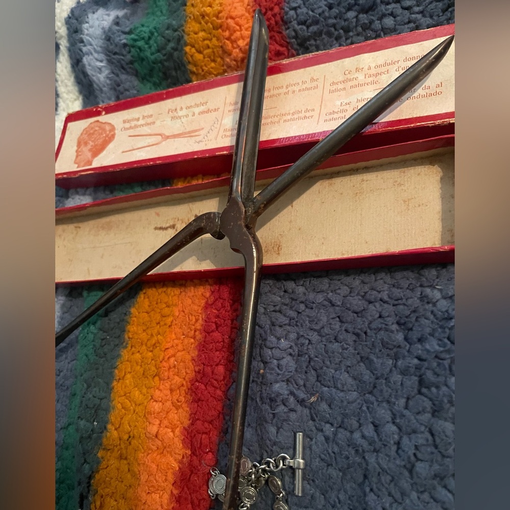 Vintage waving iron!